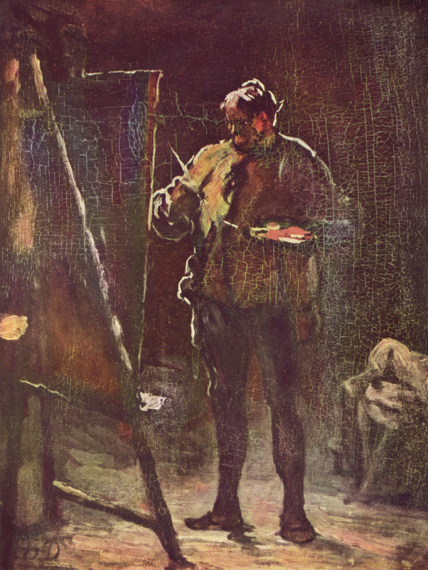 Honoré Daumier - Der Künstler vor der Staffelei - 杜米埃.tif
